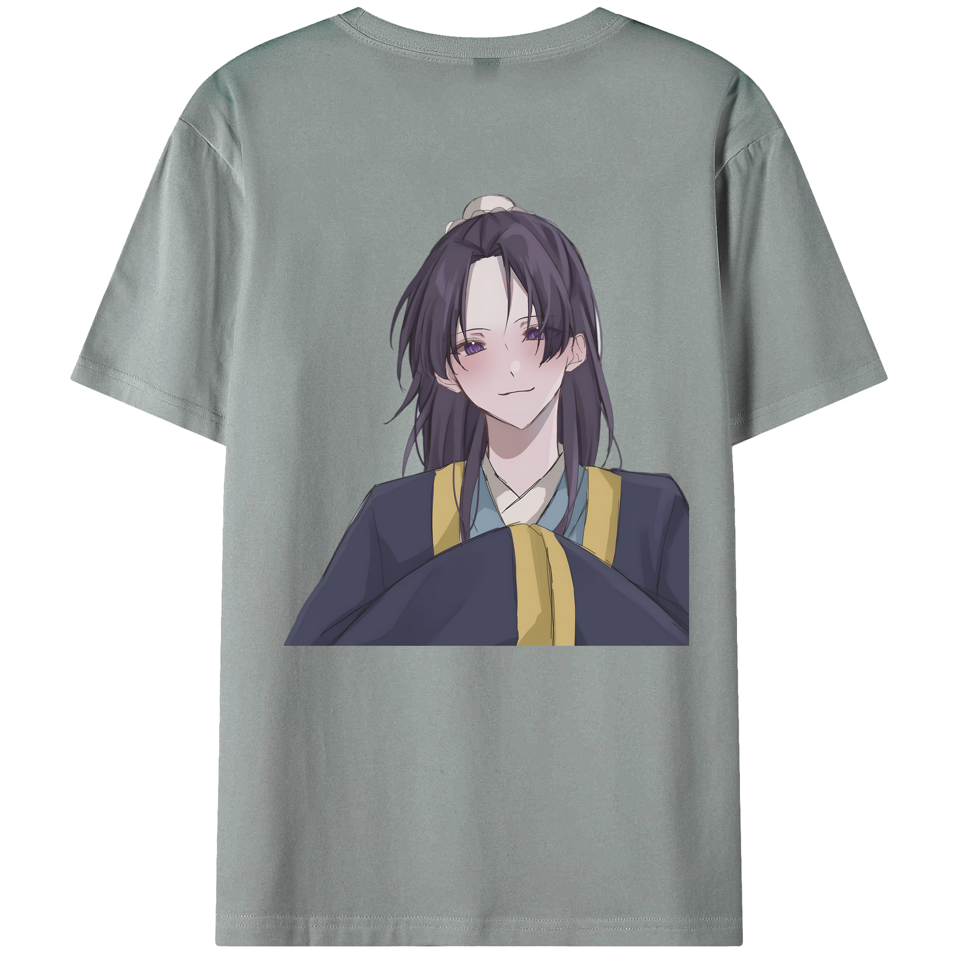 （画像用） 薬屋のひとりごと The Apothecary Diaries 綿100％ メンズ半袖Tシャツ（バックプリント） 通気性